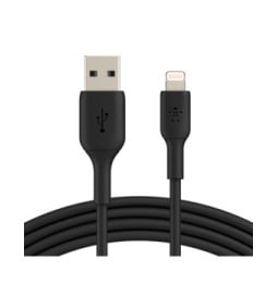 Belkin Câble USB-A vers Lightning MFI (Noir) - 2 m