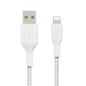 Belkin Câble USB-A vers Lightning MFI renforcé (Blanc) - 1 m — image 2