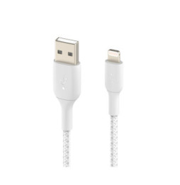 Belkin Câble USB-A vers Lightning MFI renforcé (Blanc) - 1 m