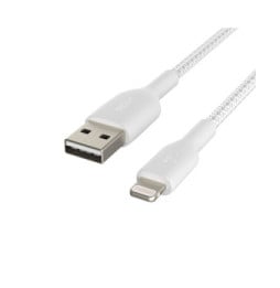 Belkin Câble USB-A vers Lightning MFI renforcé (Blanc) - 1 m