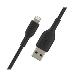 Belkin Câble USB-A vers Lightning MFI renforcé (Noir) - 3 m