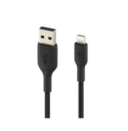 Belkin Câble USB-A vers Lightning MFI renforcé (Noir) - 3 m