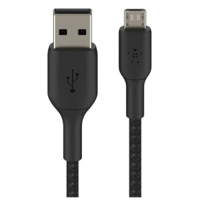 Belkin Câble USB-A vers micro-USB tressé (Noir)...