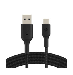 Belkin Câble USB-A vers USB-C renforcé (Noir) - 2 m
