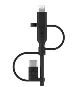 Belkin Câble USB-A vers USB-C, Lightning ou Micro-USB 1m