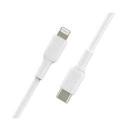 Belkin Câble USB-C vers Lightning 60W MFI (Blanc) - 1 m