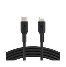 Belkin Câble USB-C vers Lightning 60W MFI (Noir) - 1 m