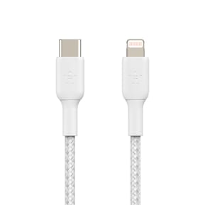 Belkin Câble USB-C vers Lightning MFI renforcé (Blanc) - 1 m — image 2