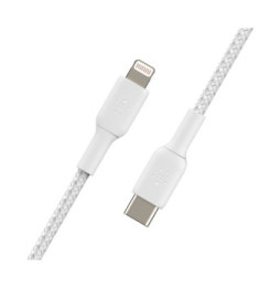 Belkin Câble USB-C vers Lightning MFI renforcé (Blanc) - 2 m