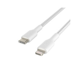 Belkin Câble USB-C vers Lightning MFI renforcé (Blanc) - 2 m