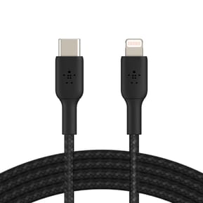 Belkin Câble USB-C vers Lightning MFI renforcé (Noir) - 1 m