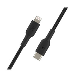 Belkin Câble USB-C vers Lightning MFI renforcé (Noir) - 1 m