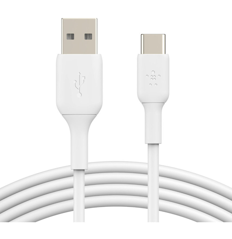 Belkin Câble USB-C vers USB-A (Blanc) - 15 cm