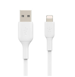 Belkin Câble USB-A vers Lightning MFI (Blanc) - 15 cm