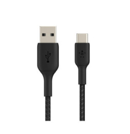 Belkin Câble USB-A vers USB-C renforcé (Noir) - 1 m