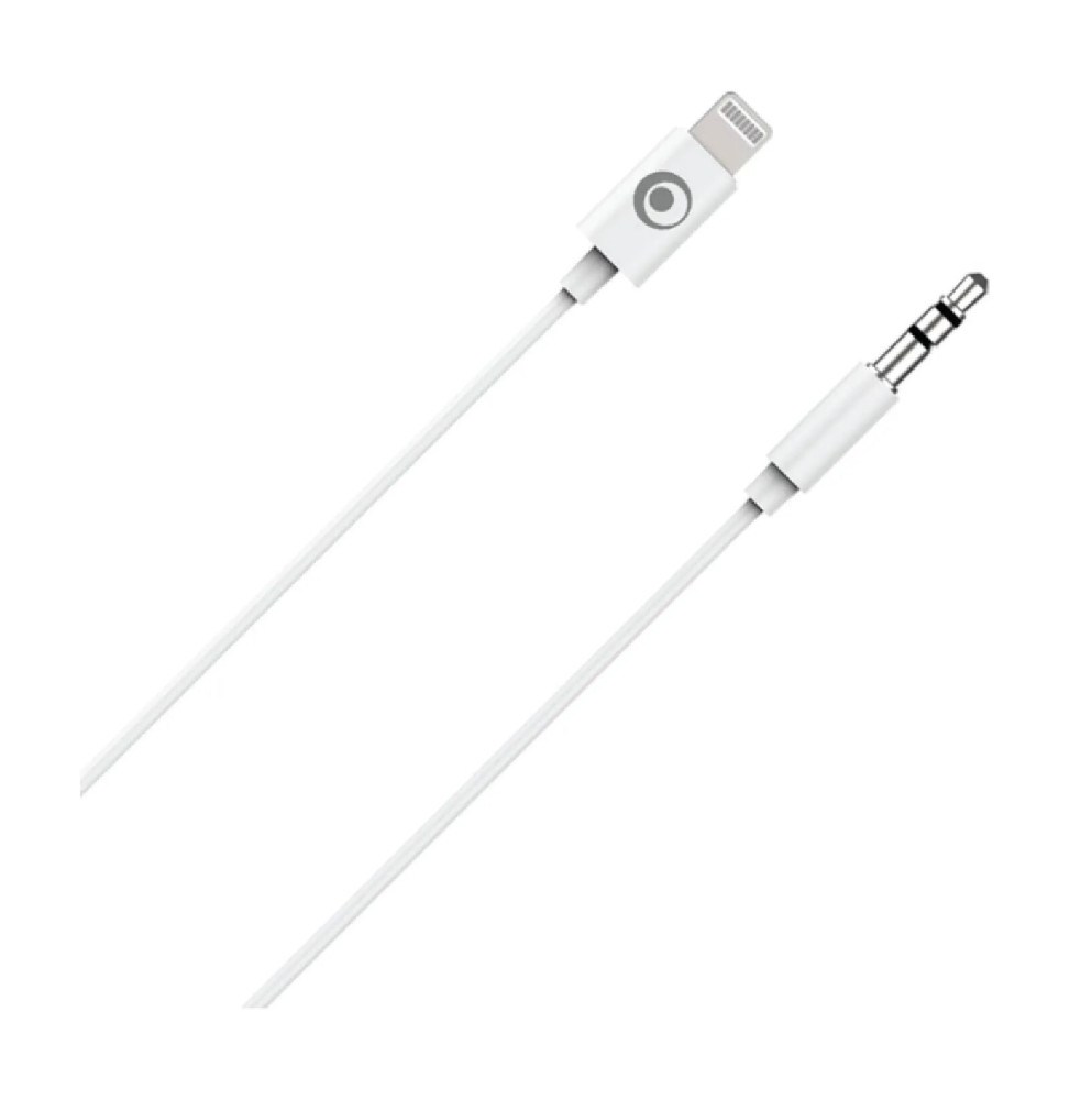 BigBen Connected Adaptateur Audio Jack 3.5mm vers Lightning Blanc