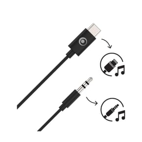 BigBen Connected Adaptateur Audio Jack 3.5mm vers USB-C Noir — image 2