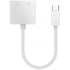 BigBen Connected Adaptateur Audio USB C + Charge USB C vers USB C 12cm Blanc — image 2