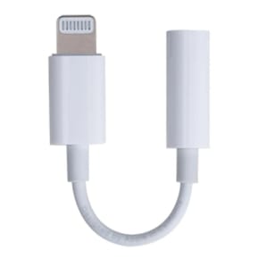 BigBen Connected Adaptateur Jack 3.5mm vers Lightning 15cm Blanc