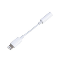 BigBen Connected Adaptateur Jack 3.5mm vers Lightning 15cm Blanc
