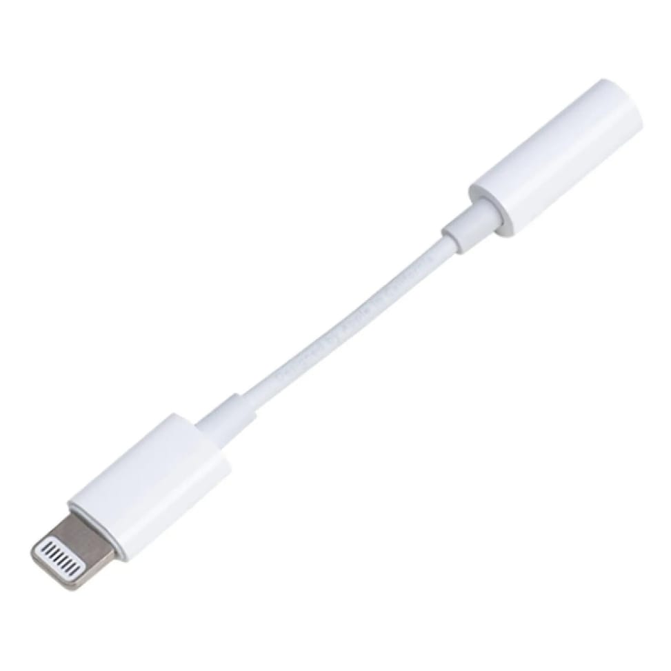 BigBen Connected Adaptateur Jack 3.5mm vers Lightning 15cm Blanc — image 2