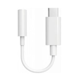 BigBen Connected Adaptateur Jack 3.5mm vers USB C Blanc