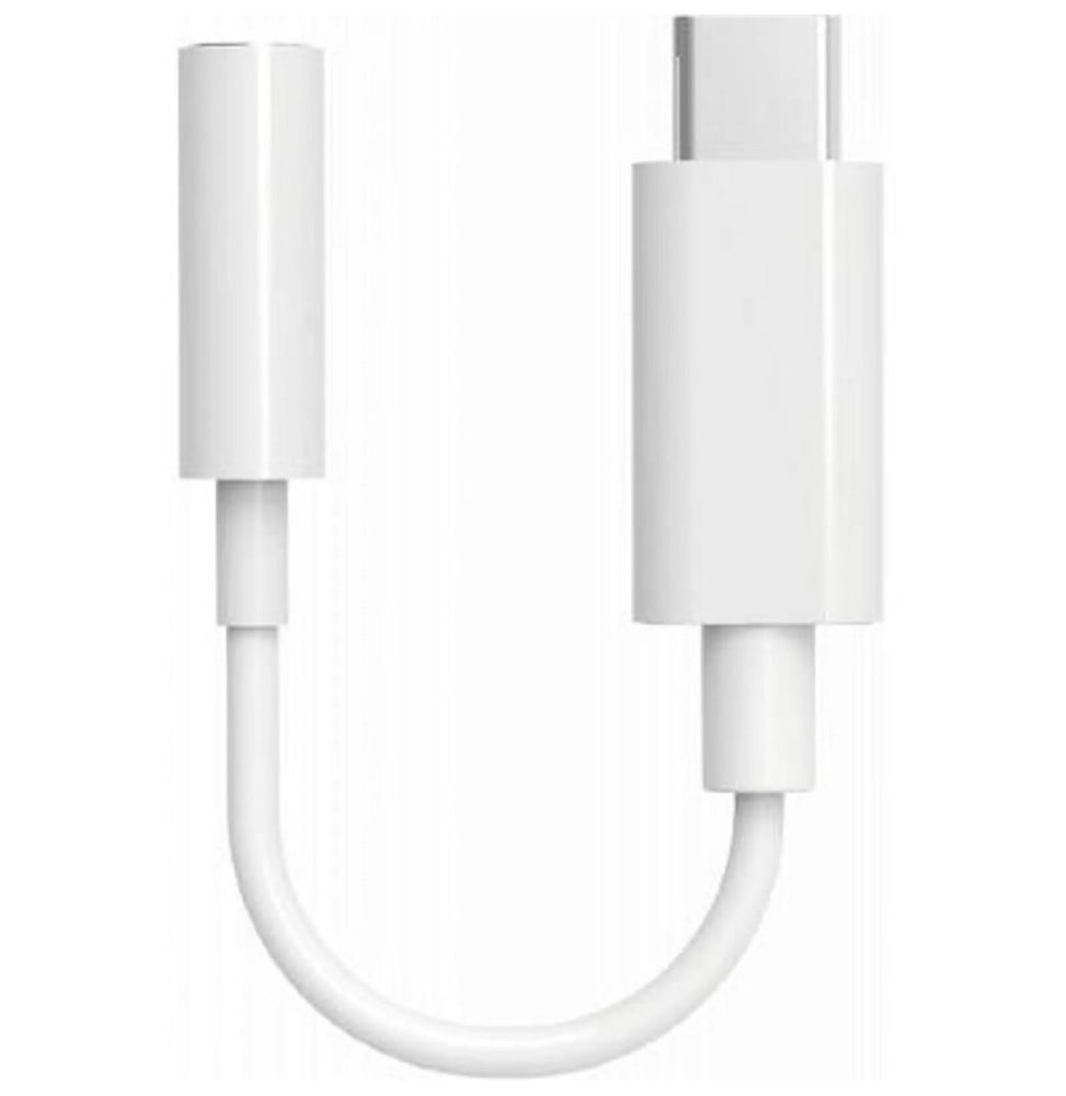 BigBen Connected Adaptateur Jack 3.5mm vers USB C Blanc