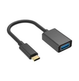 BigBen Connected Adaptateur USB C 3.0 vers USB A 3.0 - 15cm Noir