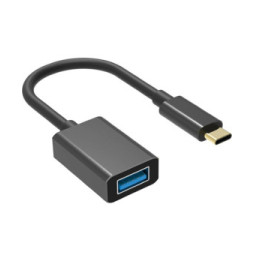 BigBen Connected Adaptateur USB C 3.0 vers USB A 3.0 - 15cm Noir