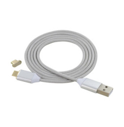 BigBen Connected Câble magnétique USB/micro USB Gris