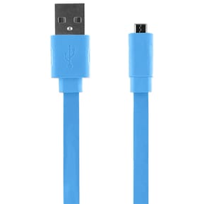 BigBen Connected Câble universel de charge et synchronisation USB/Micro USB 20 cm Bleu