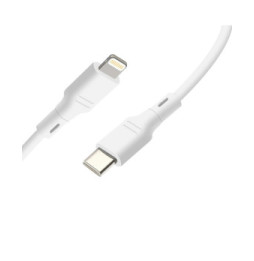 Blue Star Câble de Charge et Synchronisation USB C vers Lightning 27W Blanc