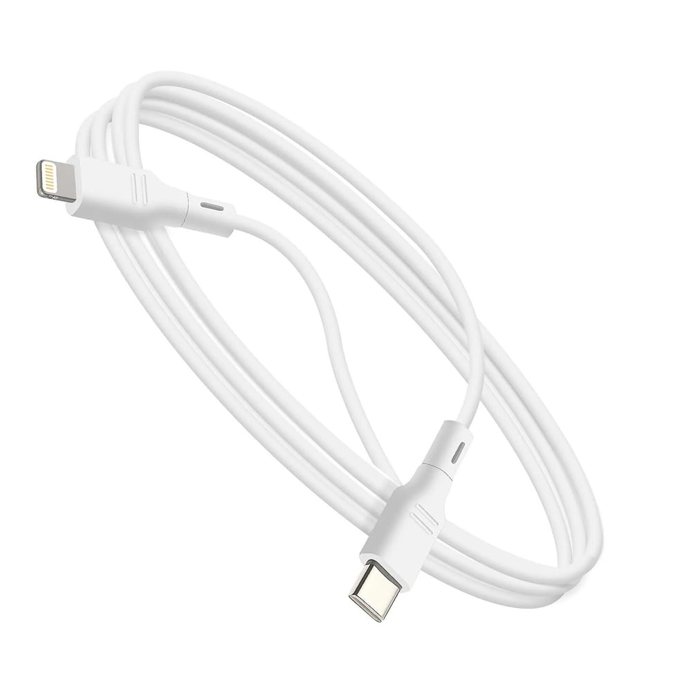 Blue Star Câble de Charge et Synchronisation USB C vers Lightning 27W Blanc — image 2