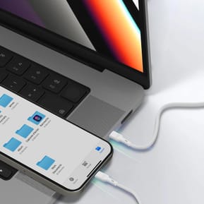 Blue Star Câble de Charge et Synchronisation USB C vers Lightning 27W Blanc — image 3