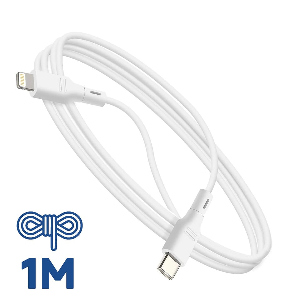 Blue Star Câble de Charge et Synchronisation USB C vers Lightning 27W Blanc — image 4