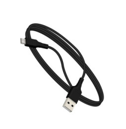 Blue Star Câble de Charge et Synchronisation USB vers Micro USB Noir