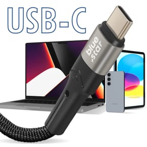 Blue Star Câble USB C / USB C Power Delivery 60W Quick Charge 4.0 Longueur 2m Noir — image 4