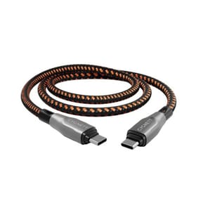 CYGNETT Câble Armoured Pro 240W USB-C vers USB-C Kevlar 1m Noir