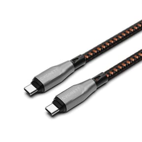CYGNETT Câble Armoured Pro 240W USB-C vers USB-C Kevlar 1m Noir — image 2