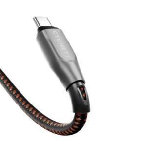 CYGNETT Câble Armoured Pro 240W USB-C vers USB-C Kevlar 1m Noir