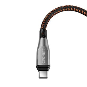 CYGNETT Câble Armoured Pro 240W USB-C vers USB-C Kevlar 1m Noir — image 4