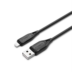 CYGNETT Câble Lightning vers USB-A Charge et Transfert 2.4A 12W Essentials 1m Noir — image 2