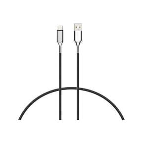 CYGNETT Câble USB-C vers USB-A 3.1 12W Série Armoured Charge et Synchronisation 1m Noir — image 3