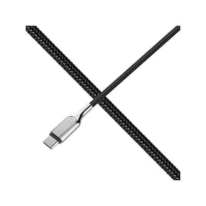 CYGNETT Câble USB-C vers USB-A 3.1 12W Série Armoured Charge et Synchronisation 1m Noir — image 4
