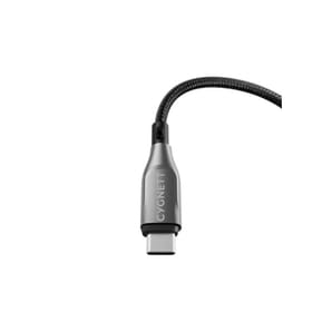 CYGNETT Câble USB-C vers USB-A Série Armoured Charge 60W et Synchronisation 480 Mbps 2m Noir — image 3