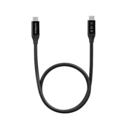 Edimax Câble USB4 / Thunderbolt 3 USB-C vers USB-C 40Gbps 1m Noir
