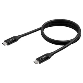Edimax Câble USB4 / Thunderbolt 3 USB-C vers USB-C 40Gbps 1m Noir — image 2
