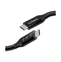 Edimax Câble USB4 / Thunderbolt 3 USB-C vers USB-C 40Gbps 1m Noir