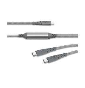 Force Power Câble Duo USB-C vers USB-C 100W 5A...