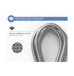Force Power Câble Lightning MFi vers USB-C 3A Ultra-Renforcé Charge et Synchronisation 1,2m Gris